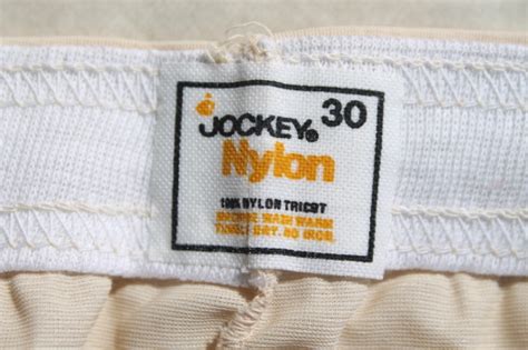 Vintage Jockey Nude Nylon Tricot Briefs Size Undershorts S New