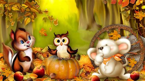 Download Fall Wallpaper Background With Pumpkins Image By Stevenv53