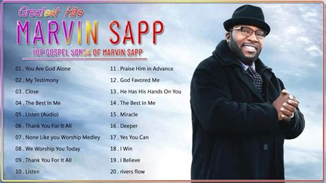 The Best Songs Of Marvin Sapp 2022 🔔 Greatest Gospel Songs Of Marvin