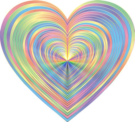 Colorful Prismatic Chromatic Rainbow | Colorful heart, Cross stitch supplies, Heart stickers