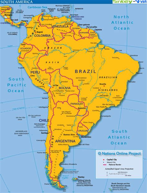 World Maps Library Complete Resources Maps Of South American Countries
