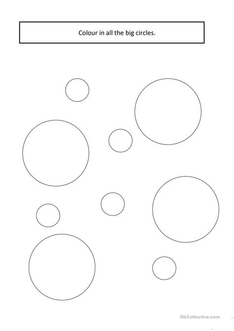 Printable Circle Worksheets