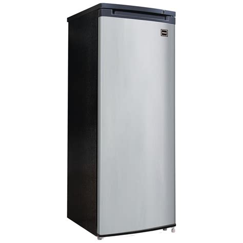 Rca Cu Ft Manual Defrost Upright Freezer In Vcm Stainless Steel