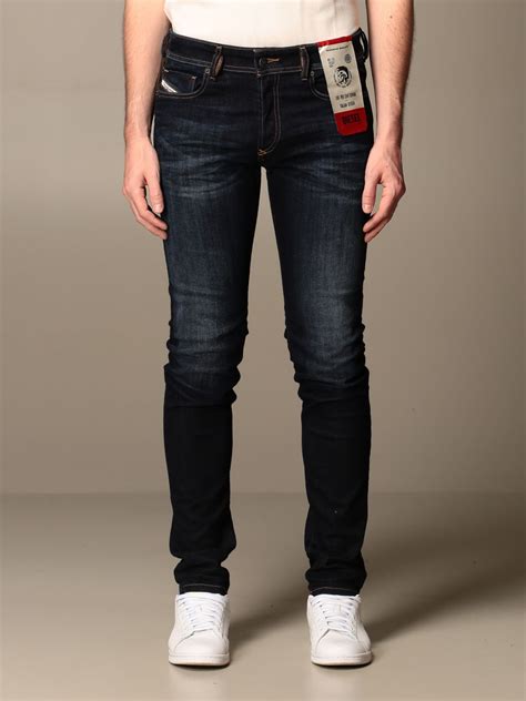 Diesel Outlet Sleenker X Jeans In Stretch Used Skinny Denim Denim