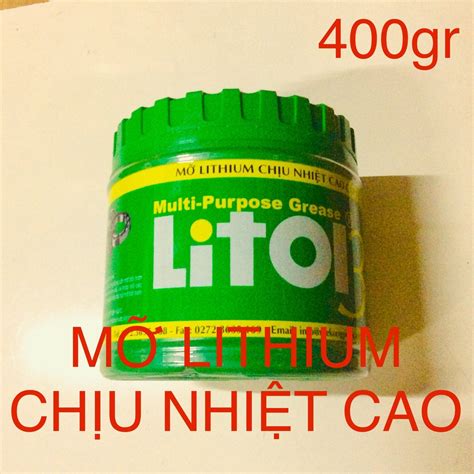 Mỡ Bò Chịu Nhiệt Cao Cấp Mỡ Lithium Litol3 Tl 400gr Phụ Tùng Quạt