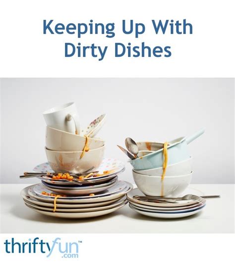 Keeping Up With Dirty Dishes Thriftyfun