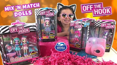New Off The Hook Doll Package Opening From Spinmaster Mix And Match