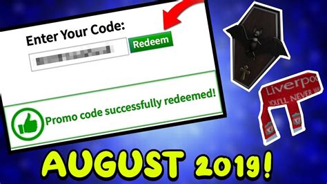All New Roblox Promo Codes August 2019 Not Expired Youtube