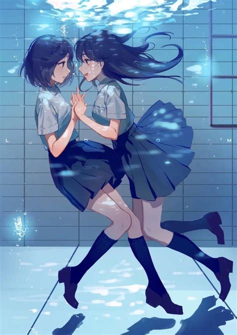 Yuri Manga Kawaii Anime Girl Anime Art Girl Anime Girlxgirl M Dchen In Uniform Lesbian Art