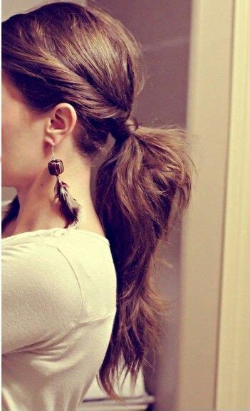 The Earrings And The Ponytail Are Awesome Spring Hairstyles Pretty