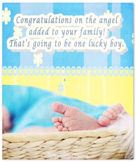 Baby Boy Congratulation Messages With Adorable Images