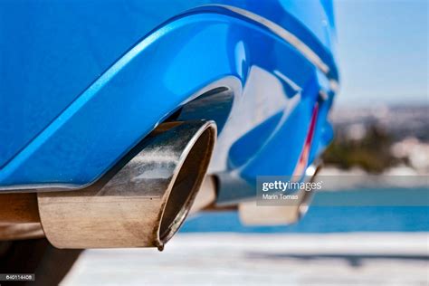 Sports Car Exhaust Foto Stock Getty Images