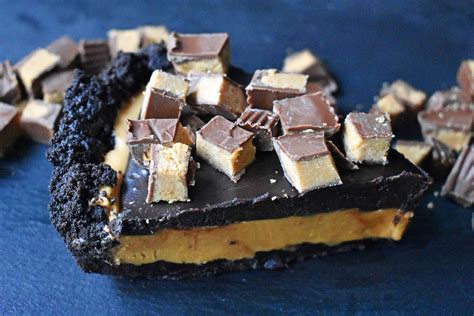It really is that simple to make reese's peanut butter pie recipe! Reese's Chocolate Peanut Butter Cup Pie - Modern Honey