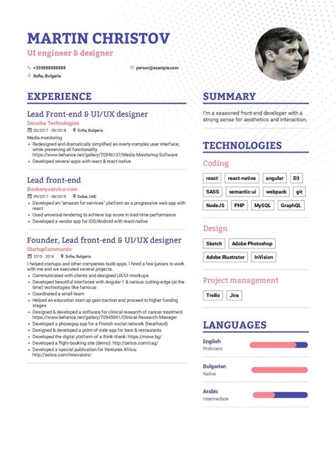 Here is the front end developer resume example: DOWNLOAD: Front End Developer Resume Example for 2020 ...
