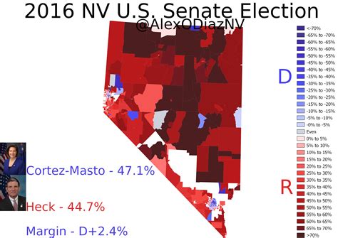 2016 Nevada United States Senate Election Results by Precinct - Las ...