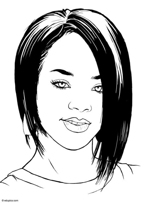 Disney coloring pages are an excellent way to spend free time with kids and to create a unique work. Coloring Page Rihanna - free printable coloring pages ...