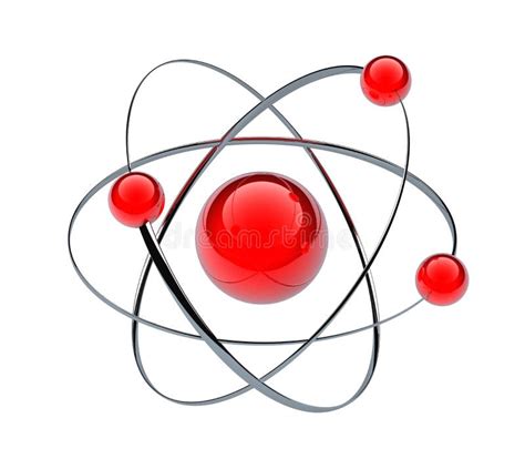 Orbital Model Of Atom Stock Illustration Image Of Dimensional 10634382