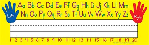 Buy Teacher Created Resources Flat Leftright Alphabet Name Plates