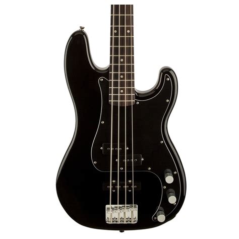 Squier Affinity Series Precision Bass Pj Pack Black Nearly New At