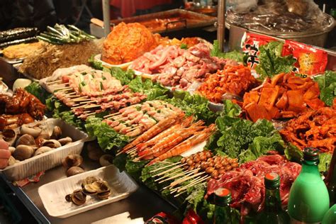 It's a fusion food also stemming from american influence during the korean war and usually has a kick of spice. Searching for Seoul's best street food - G Adventures