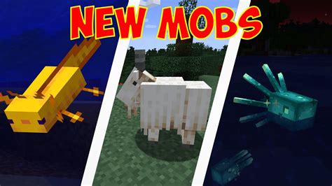 New Mobs Coming To Minecraft 2021 117 Caves And Cliffs Creatures
