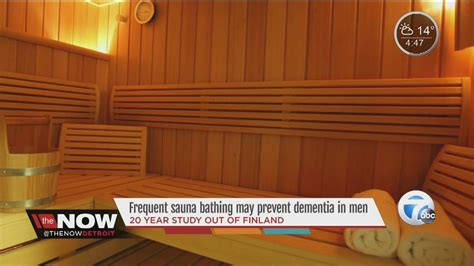 Frequent Sauna Bathing May Reduce Dementia Risk For Men Youtube