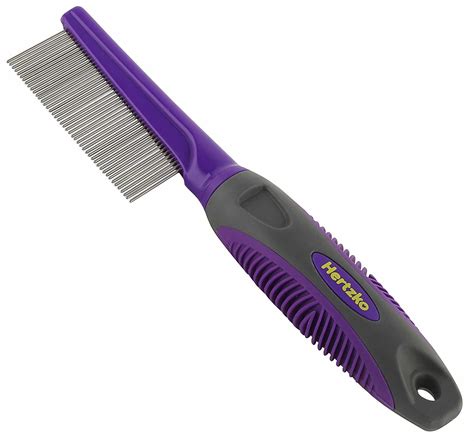 Steel Grooming Comb Pet Comb By Hertzko Dog And Cat Stainless Steel