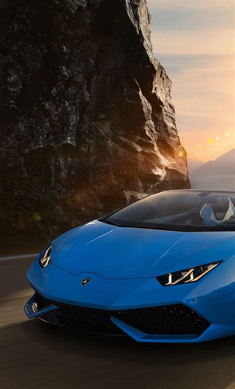 1280x2120 Sky Blue Lamborghini Huracan 4k Iphone 6 Hd 4k Wallpapers