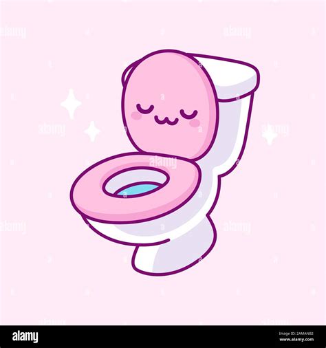 Cute Cartoon Toilet Clip Art