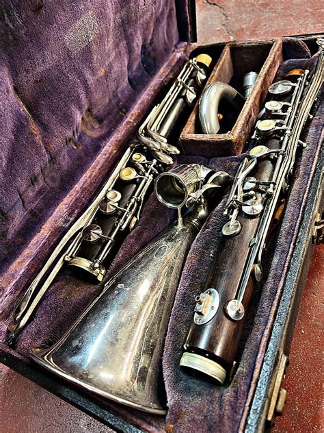 Conn 480n Bass Clarinet Early 40s Wood Reverb