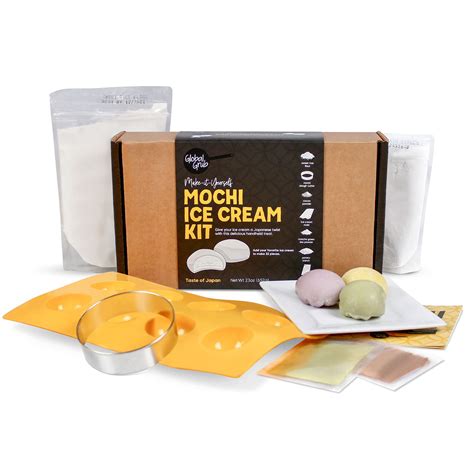 Buy Global Grub Diy Mochi Ice Cream Kit Mochi Kit Includes Sweet Rice