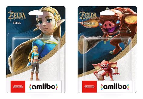 Zelda Breath Of The Wild Amiibo Zelda Bokoblin Amiibo Packaging