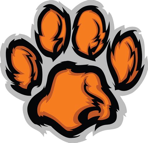 Tiger Paw Free Images At Vector Clip Art