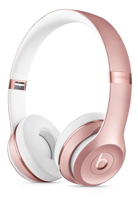 Beats Solo3 Wireless Headphones Rose Gold Apple Ca