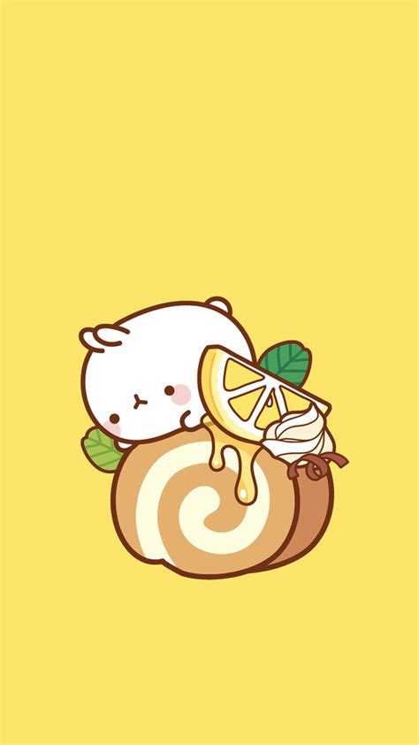 Cute Molang And Kawaii Image Lemon Wallpaper Cute Kawaii 720x1280