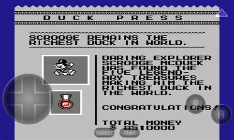 Ducktales Nes Game Completed By Maxrellik On Deviantart
