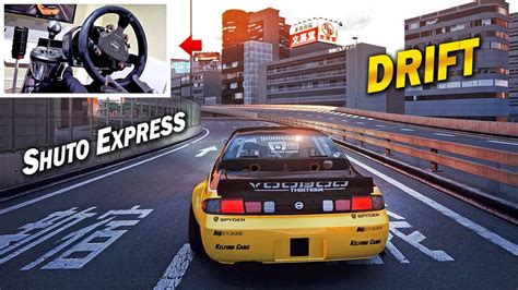 Drifting The Shuto Expressway 4k Steering Wheel Drift Assetto