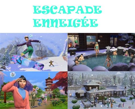 Mes Premières Découvertes Les Sims 4 Escapade Enneigée Partie 1