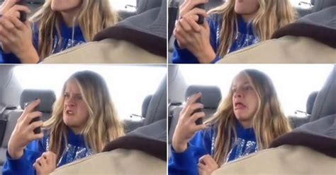 video dad catches daughter s hilarious selfie session daily star