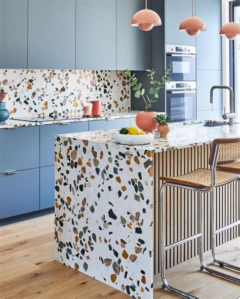 41 Terrazzo Kitchen Countertops With Pros And Cons Digsdigs