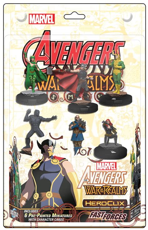 Heroclix Marvel Avengers Warrealms Fast Forces 17 Potomac Distribution