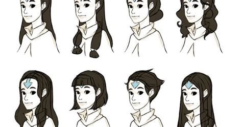 Female Airbender Hairstyle Ideas Avatar Air Bender And Aang