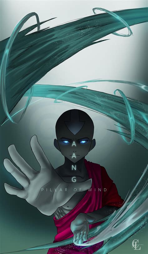 Fan Art Aang By Lechingu On Deviantart Avatar Cartoon Avatar