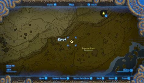 Korok Seed Locations Interactive Map