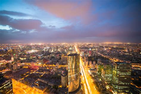 Remembrance In Spacetime Beijing City Skyline Night