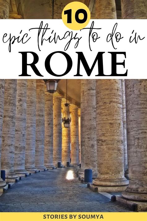 10 Must Do Things In Rome Artofit