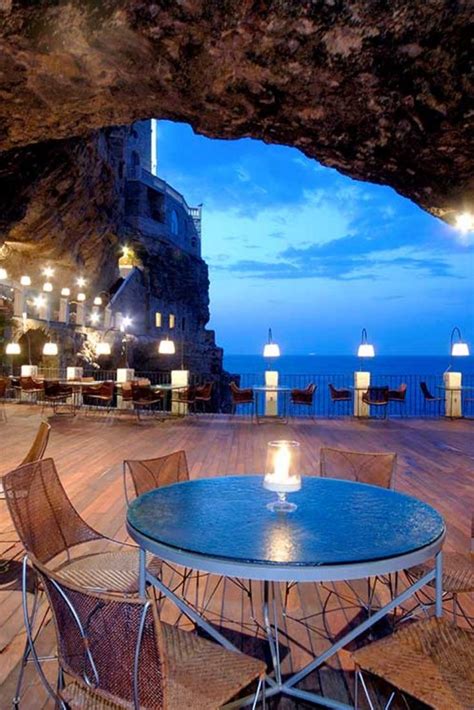 Grotta Palazzese In Puglia Italy Cave Restaurants Around The World