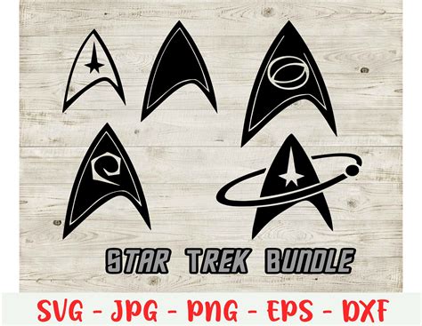 Star Trek Badge Bundle Svg Png Eps Dxf Etsy