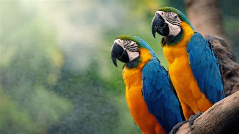Free Photo Macaw Parrot Animal Bird Branch Free Download Jooinn