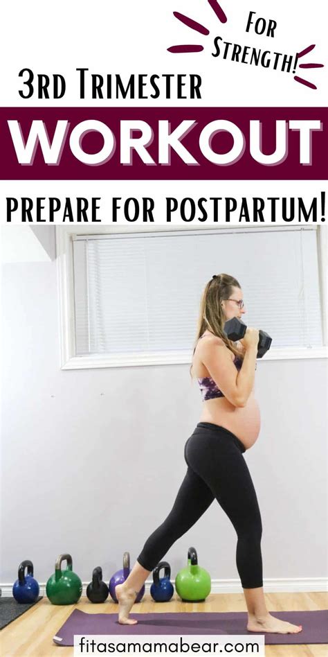 Third Trimester Strength Workout And Tips